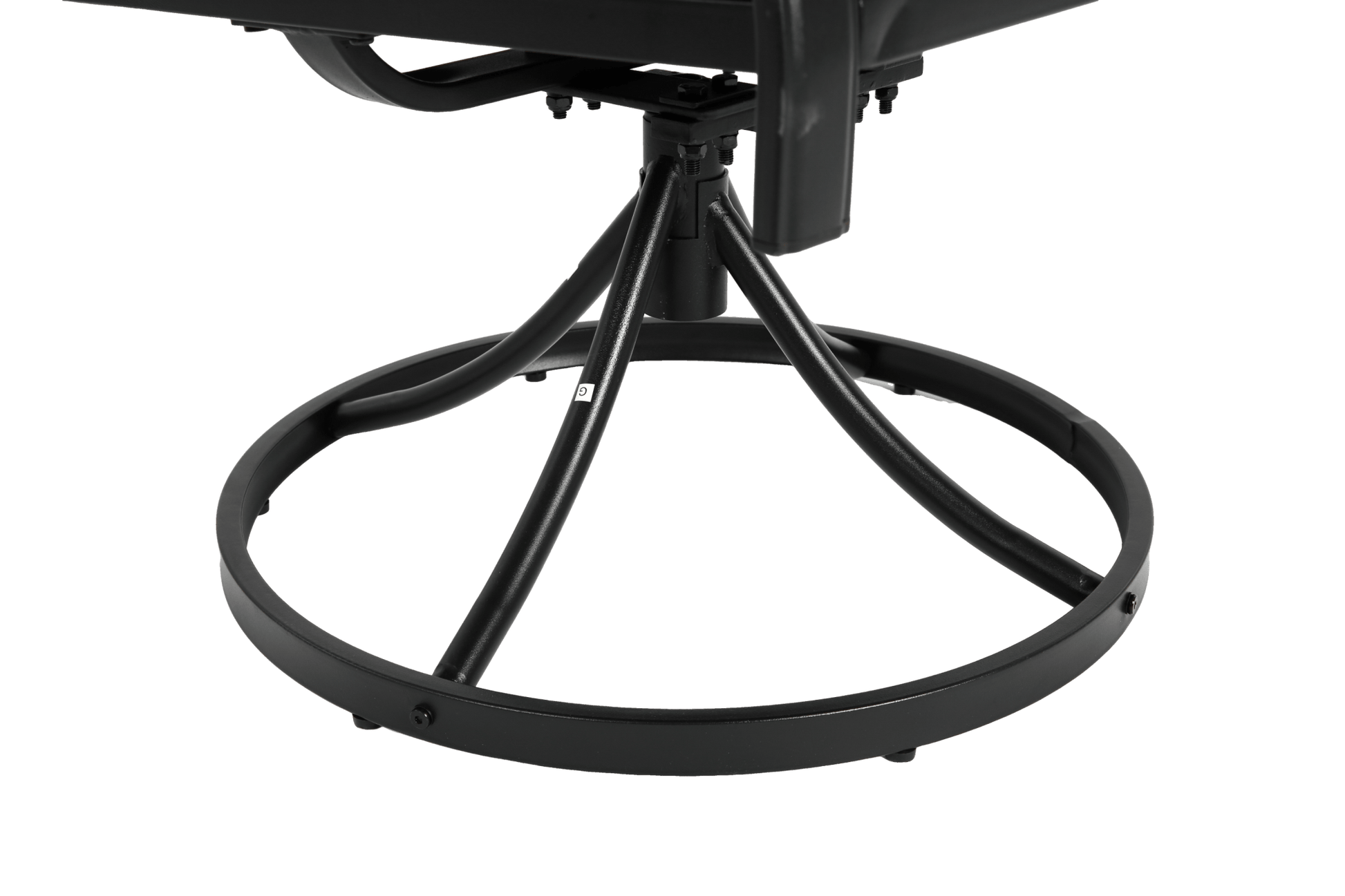 5 Piece Patio Dining Set for 4,Outdoor Wicker Furniture Set for Backyard Garden Deck Poolside with 4 Cushions Swivel Rocker Chairs,steel Table Top, Removable Cushions - 1st Choice Furniture Direct