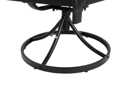 5 Piece Patio Dining Set for 4,Outdoor Wicker Furniture Set for Backyard Garden Deck Poolside with 4 Cushions Swivel Rocker Chairs,steel Table Top, Removable Cushions - 1st Choice Furniture Direct