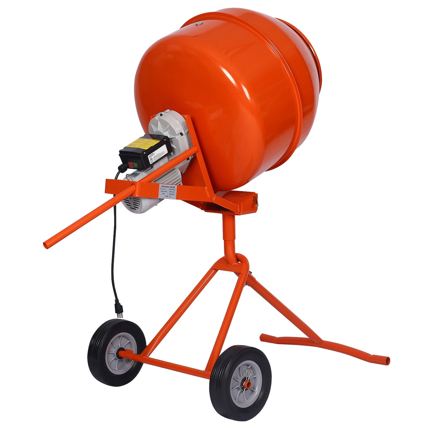 5.0 cu. ft. Portable Concrete Mixer,electric cement mixer ,ETL certificated copper motor - 1st Choice Furniture Direct