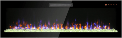 50 Inch Electric Fireplace Wall Mounted with Remote Control - 1st Choice Furniture Direct