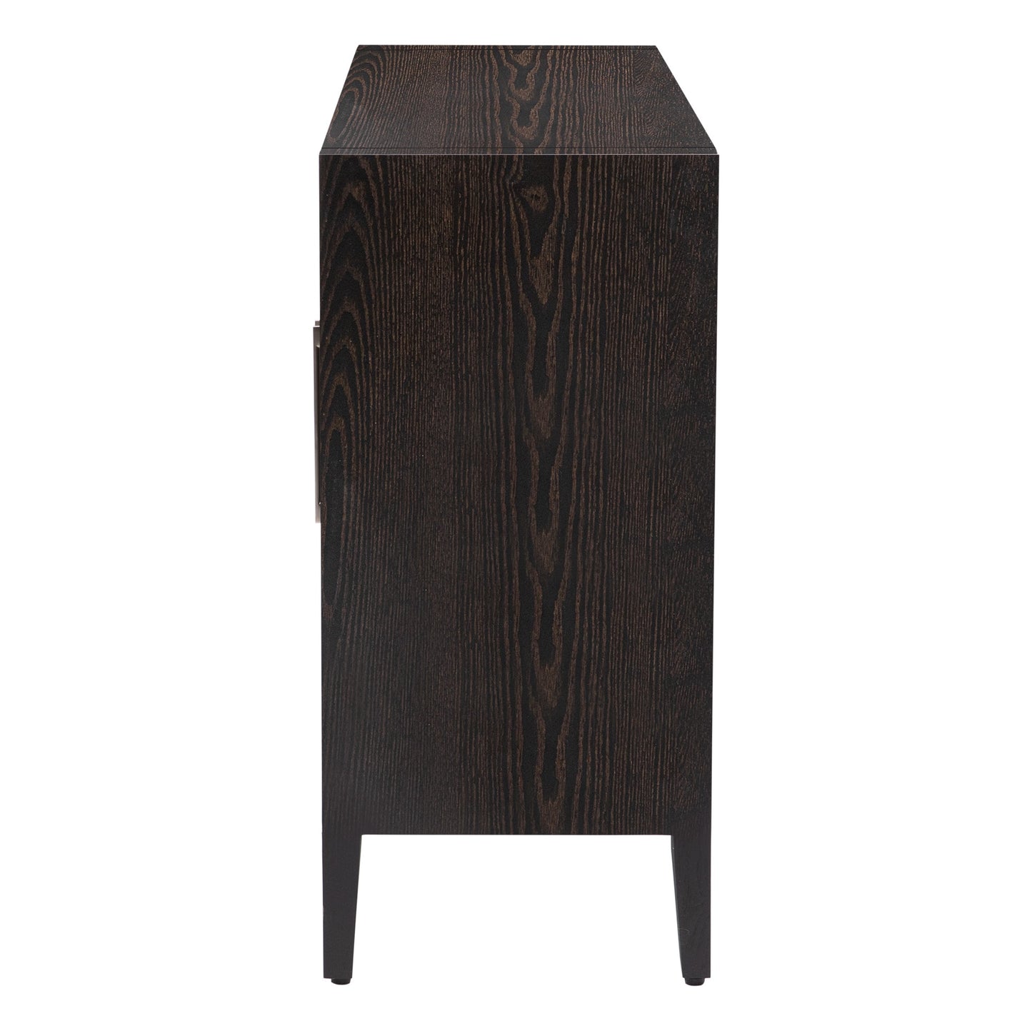 1st Choice U-style Wood Storage Cabinet with Three Tempered Glass Doors