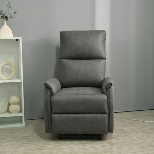1st Choice Modern Living Room Electric Power Recliner Chair in Dark Gray