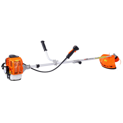 52cc Weed Eater/Wacker Gas Powered, 2 in 1 String Trimme,with 10'' Brush Cutter,Rubber Handle & Shoulder Strap Included - 1st Choice Furniture Direct