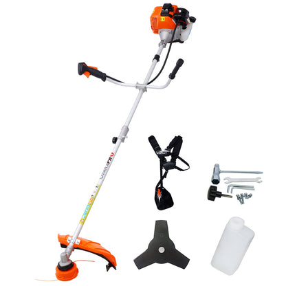 52cc Weed Eater/Wacker Gas Powered, 2 in 1 String Trimme,with 10'' Brush Cutter,Rubber Handle & Shoulder Strap Included - 1st Choice Furniture Direct