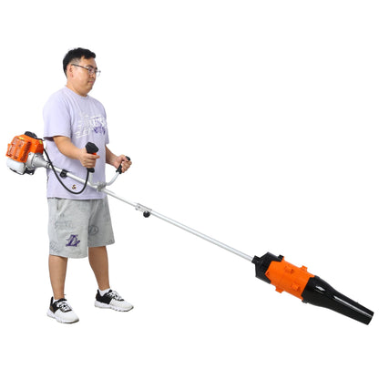 52cc Weed Eater/Wacker Gas Powered, 3 in 1 Blower, String Trimmer,with 10'' Brush Cutter,Rubber Handle & Shoulder Strap Included - 1st Choice Furniture Direct