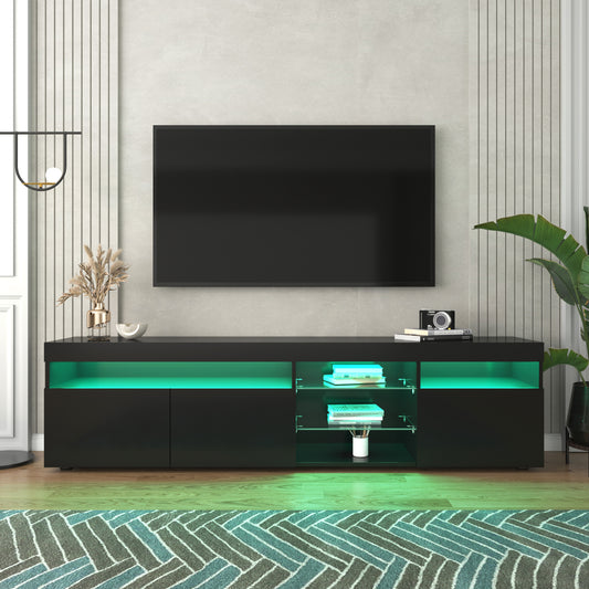 1st Choice Design TV Stands up to 80" LED Light Entertainment Center