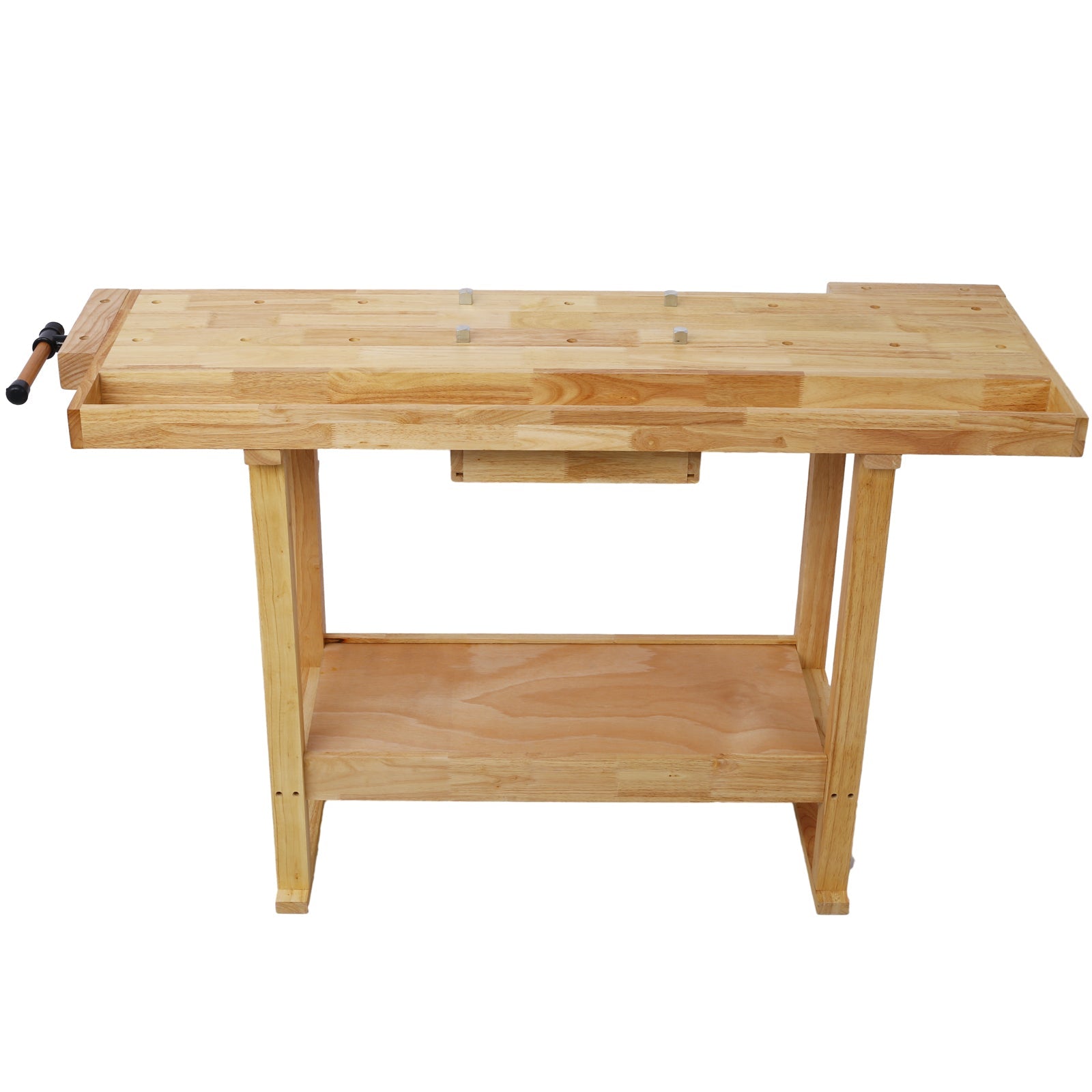 55 - Inch Wood Workbench - Wooden Workbench for Garage Workshop and Home - 1st Choice Furniture Direct