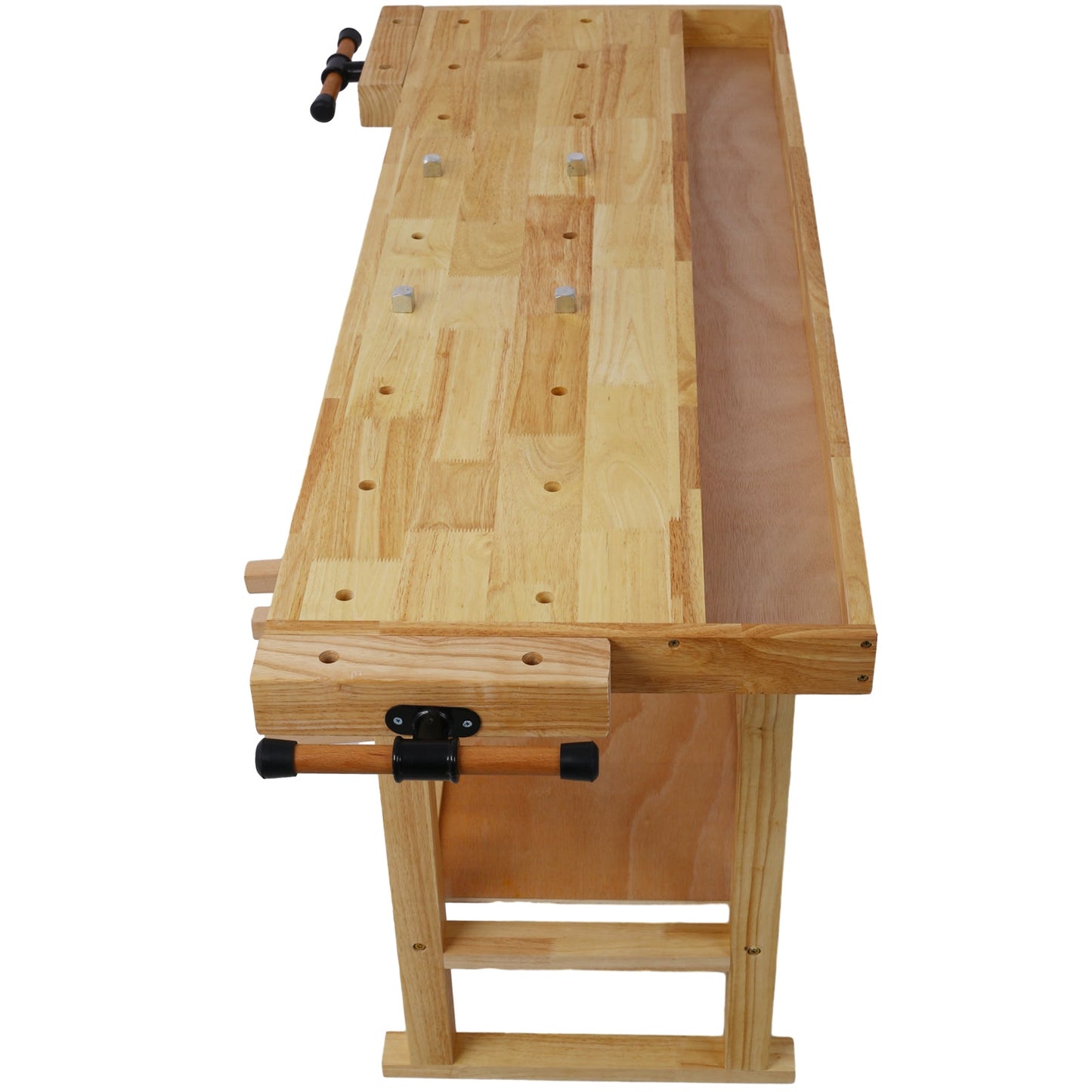 55 - Inch Wood Workbench - Wooden Workbench for Garage Workshop and Home - 1st Choice Furniture Direct