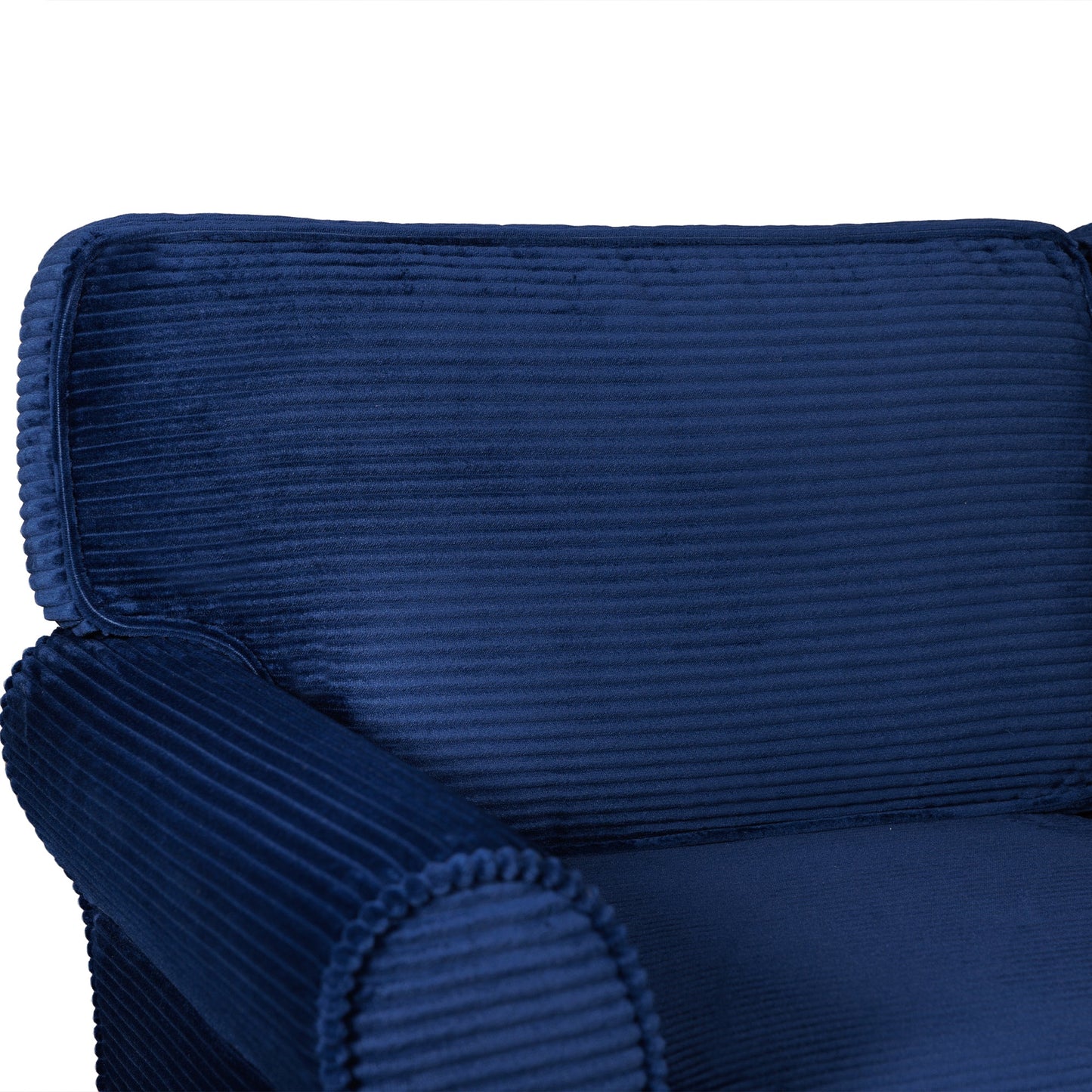 57' Modern 2 - Seater Corduroy Sofa With Removable Backrest & Seat Cushions,Padded Armrests,High Rebound Sponge Filled with Solid Wood and Composite Frame,Easy Assembly For Living Room,Bedroom,Office. - 1st Choice Furniture Direct