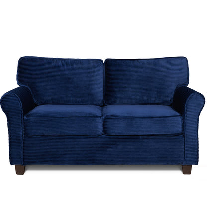 57' Modern 2 - Seater Corduroy Sofa With Removable Backrest & Seat Cushions,Padded Armrests,High Rebound Sponge Filled with Solid Wood and Composite Frame,Easy Assembly For Living Room,Bedroom,Office. - 1st Choice Furniture Direct