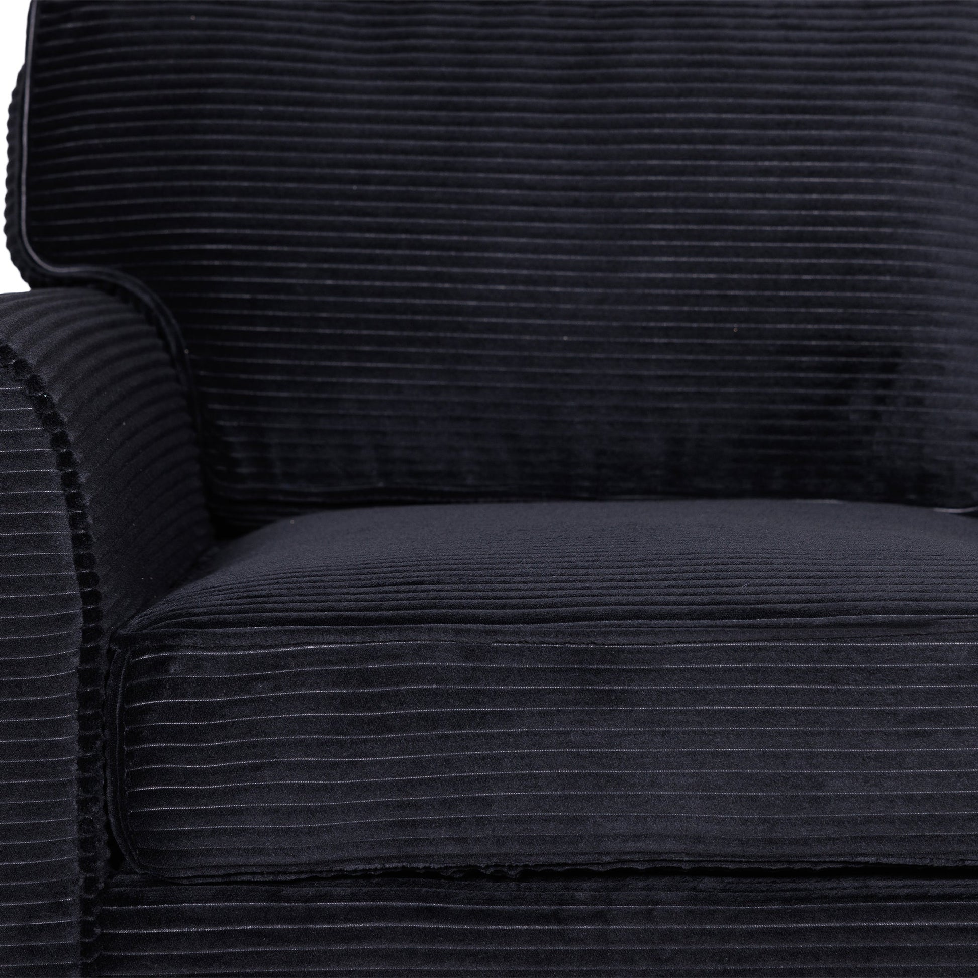 57' Modern 2 - Seater Corduroy Sofa With Removable Backrest & Seat Cushions,Padded Armrests,High Rebound Sponge Filled with Solid Wood and Composite Frame,Easy Assembly For Living Room,Bedroom,Office. - 1st Choice Furniture Direct