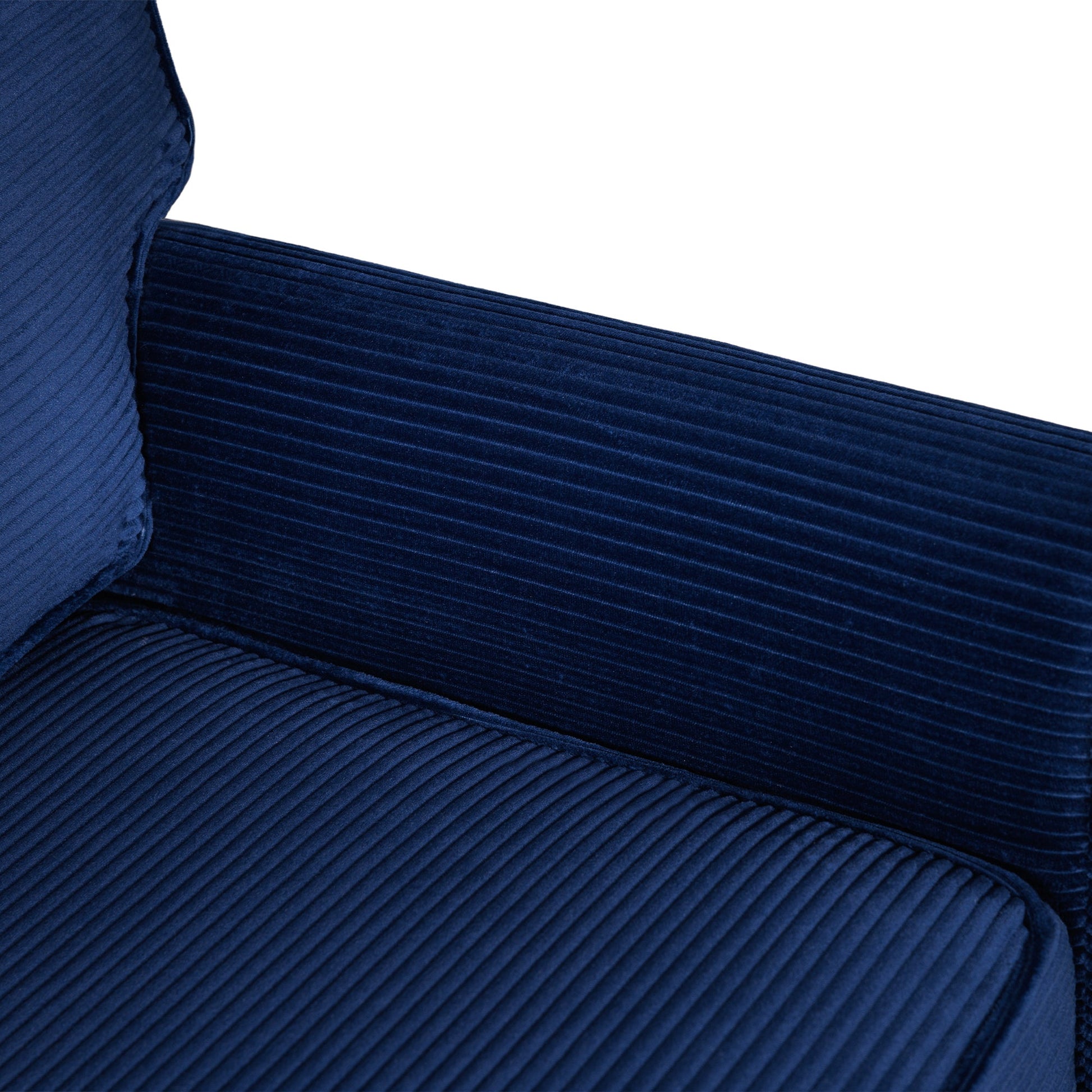 57' Modern 2 - Seater Corduroy Sofa With Removable Backrest & Seat Cushions,Padded Armrests,High Rebound Sponge Filled with Solid Wood and Composite Frame,Easy Assembly For Living Room,Bedroom,Office. - 1st Choice Furniture Direct