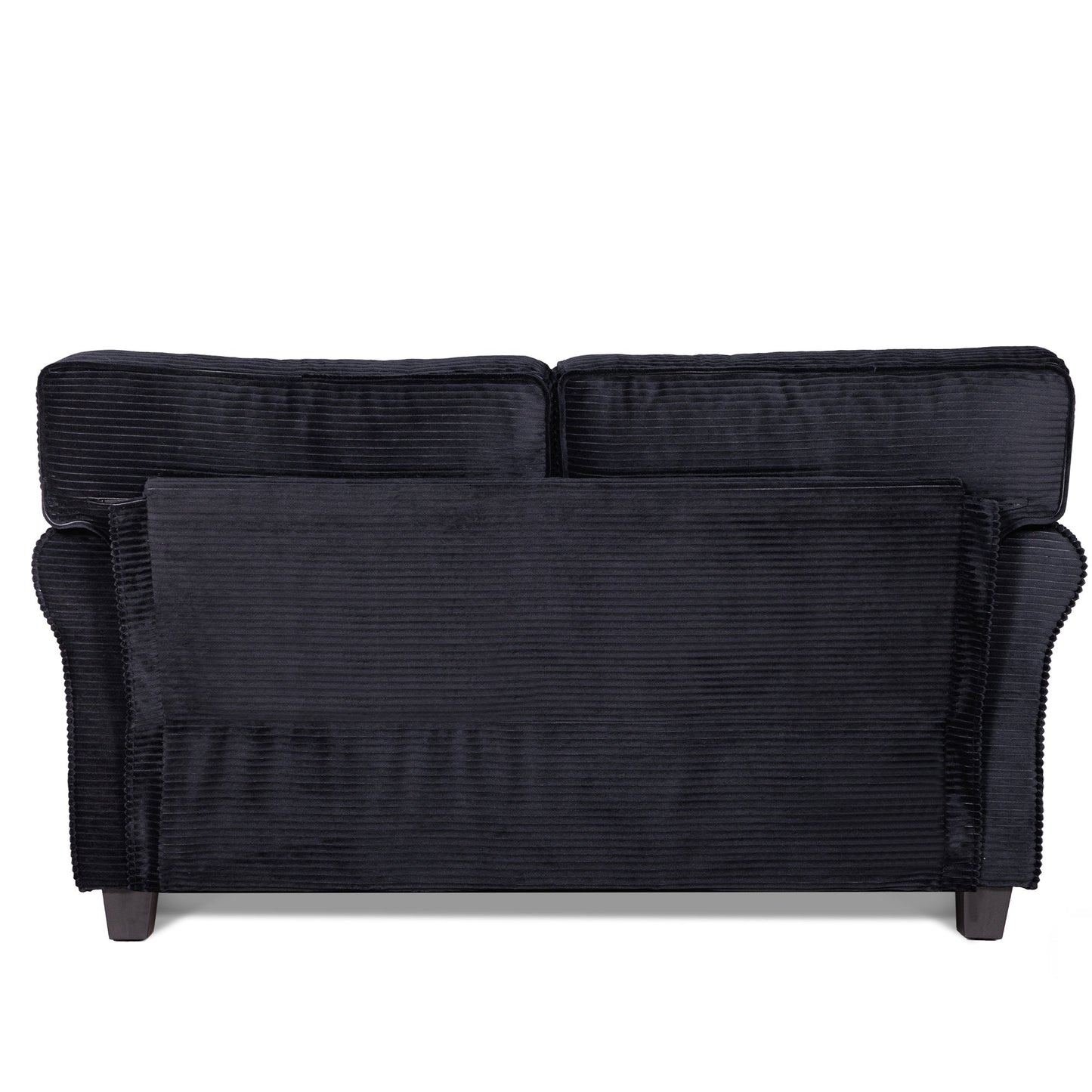 57' Modern 2 - Seater Corduroy Sofa With Removable Backrest & Seat Cushions,Padded Armrests,High Rebound Sponge Filled with Solid Wood and Composite Frame,Easy Assembly For Living Room,Bedroom,Office. - 1st Choice Furniture Direct