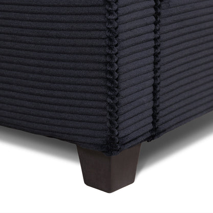 57' Modern 2 - Seater Corduroy Sofa With Removable Backrest & Seat Cushions,Padded Armrests,High Rebound Sponge Filled with Solid Wood and Composite Frame,Easy Assembly For Living Room,Bedroom,Office. - 1st Choice Furniture Direct