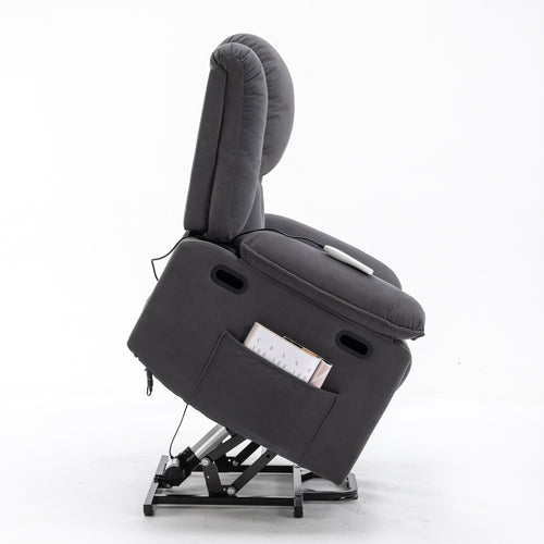 1st Choice Massage Recliner Power Lift Chair for Elderly in Gray