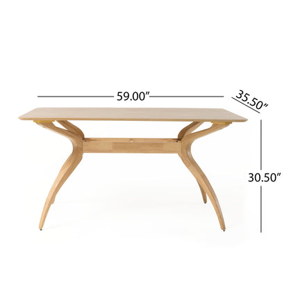 58905.00TOPOAK_58905.00LEGOAK DINING TABLE (2 BOXS) - 1st Choice Furniture Direct