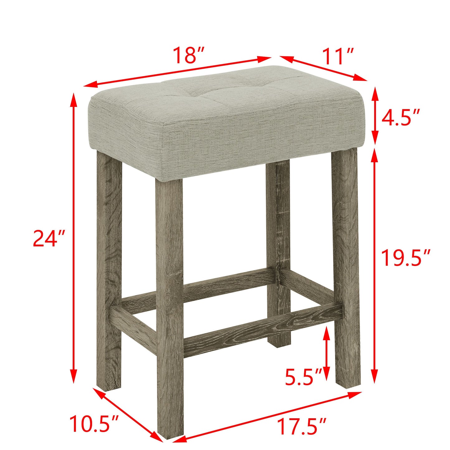59” Bar Table Set with Power Outlet | 4 - Piece Dining Table with 3 Upholstered Stools - 1st Choice Furniture Direct
