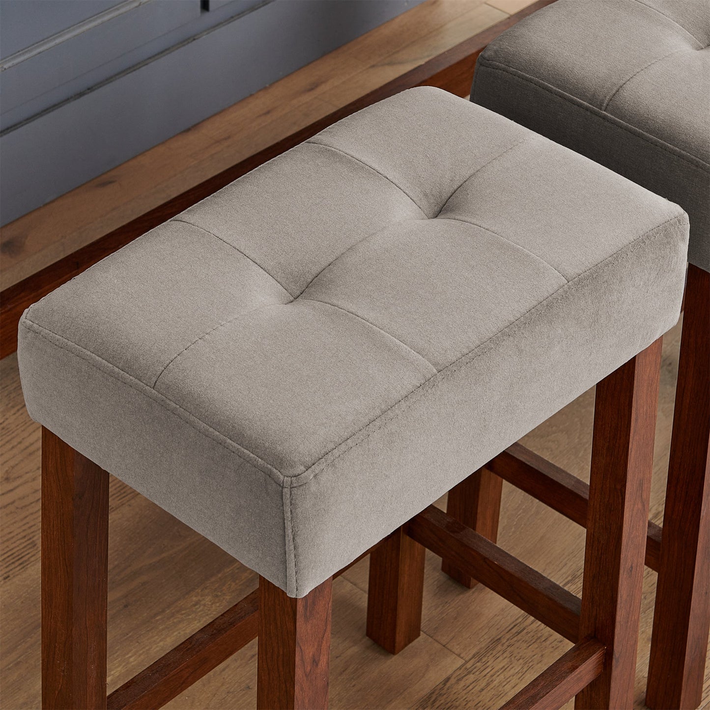 59 Inch Bar Table, Dining Table, Sofa Table with Power Outlet, 3 Upholstered Stools, 4 Piece Bar Table and Chair Set for Living Room, Dining Room, Kitchen - 1st Choice Furniture Direct