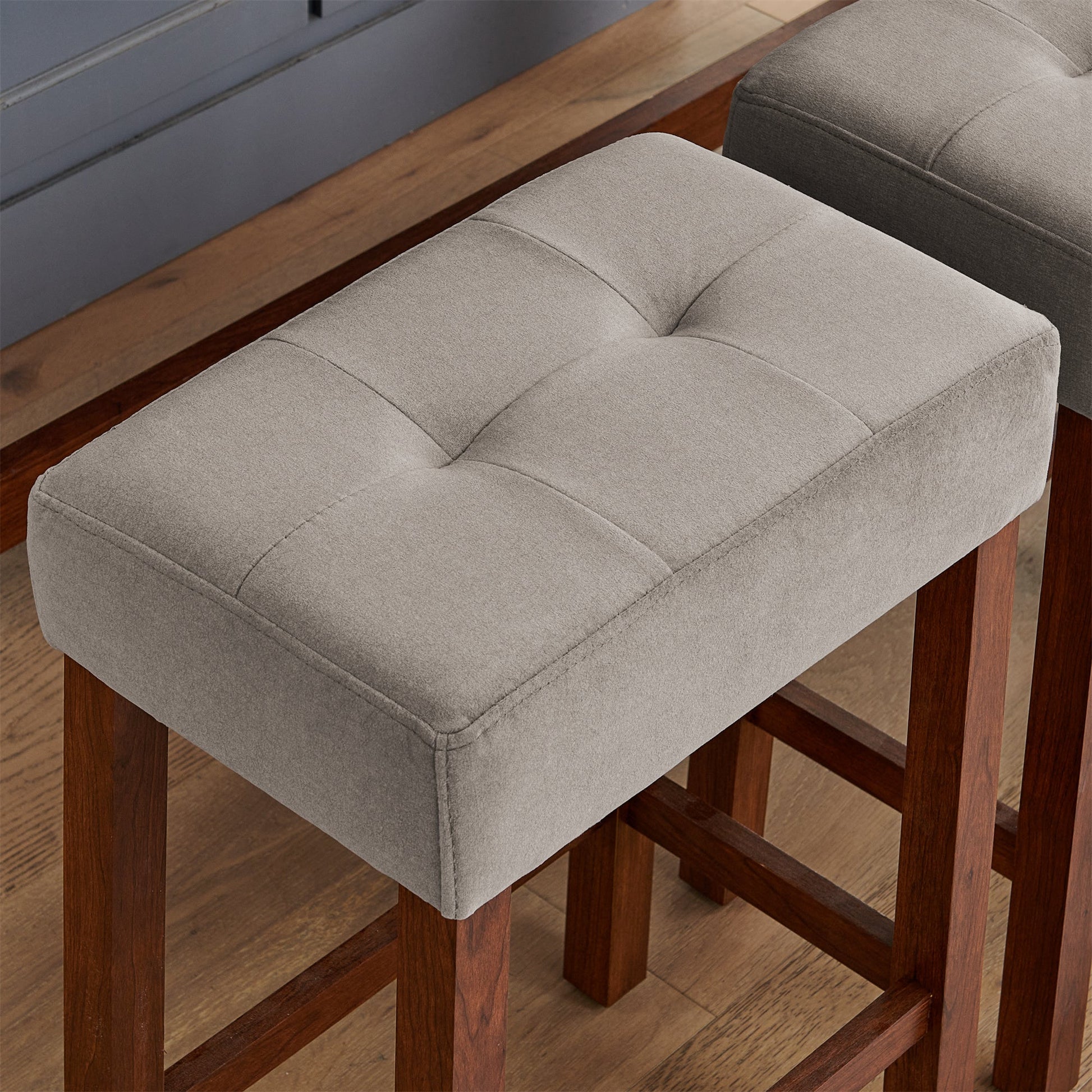 59 Inch Bar Table, Dining Table, Sofa Table with Power Outlet, 3 Upholstered Stools, 4 Piece Bar Table and Chair Set for Living Room, Dining Room, Kitchen - 1st Choice Furniture Direct