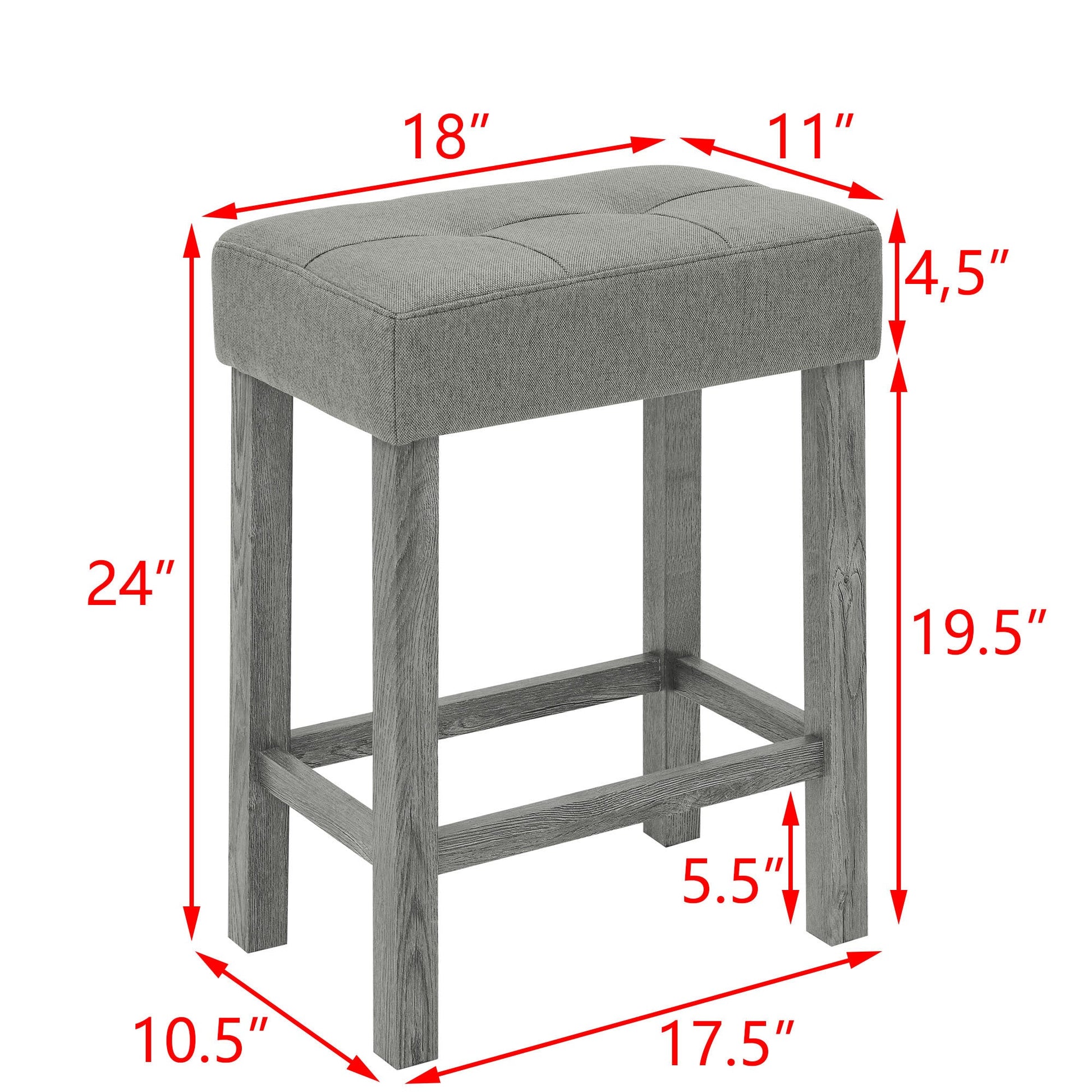 59 Inch Bar Table, Dining Table, Sofa Table with Power Outlet, 3 Upholstered Stools, 4 Piece Bar Table and Chair Set for Living Room, Dining Room, Kitchen - 1st Choice Furniture Direct