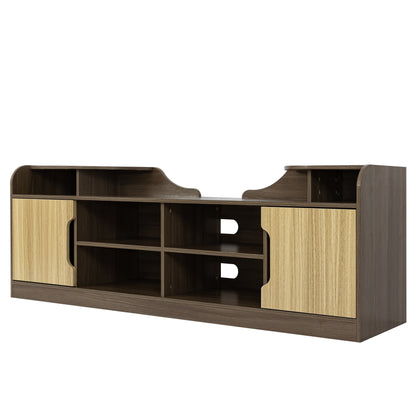 1st Choice Modern Living Room TV Stand Cabinet in Beige/Brown