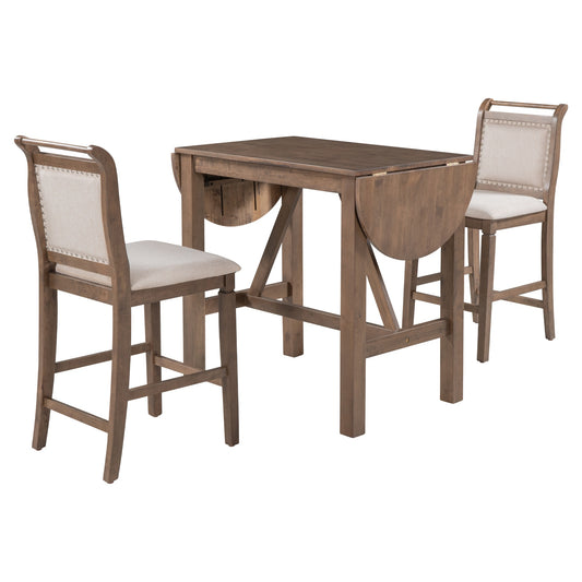 1st Choice Rustic Extendable Dining Set: Perfect for Small Spaces