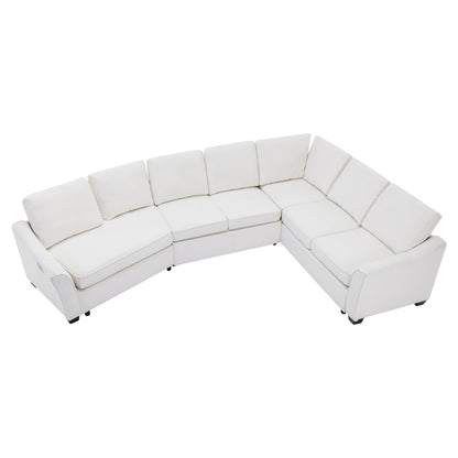 1st Choice Sectional Sleeper Sofa with Pull-Out Bed Modern L-Shape