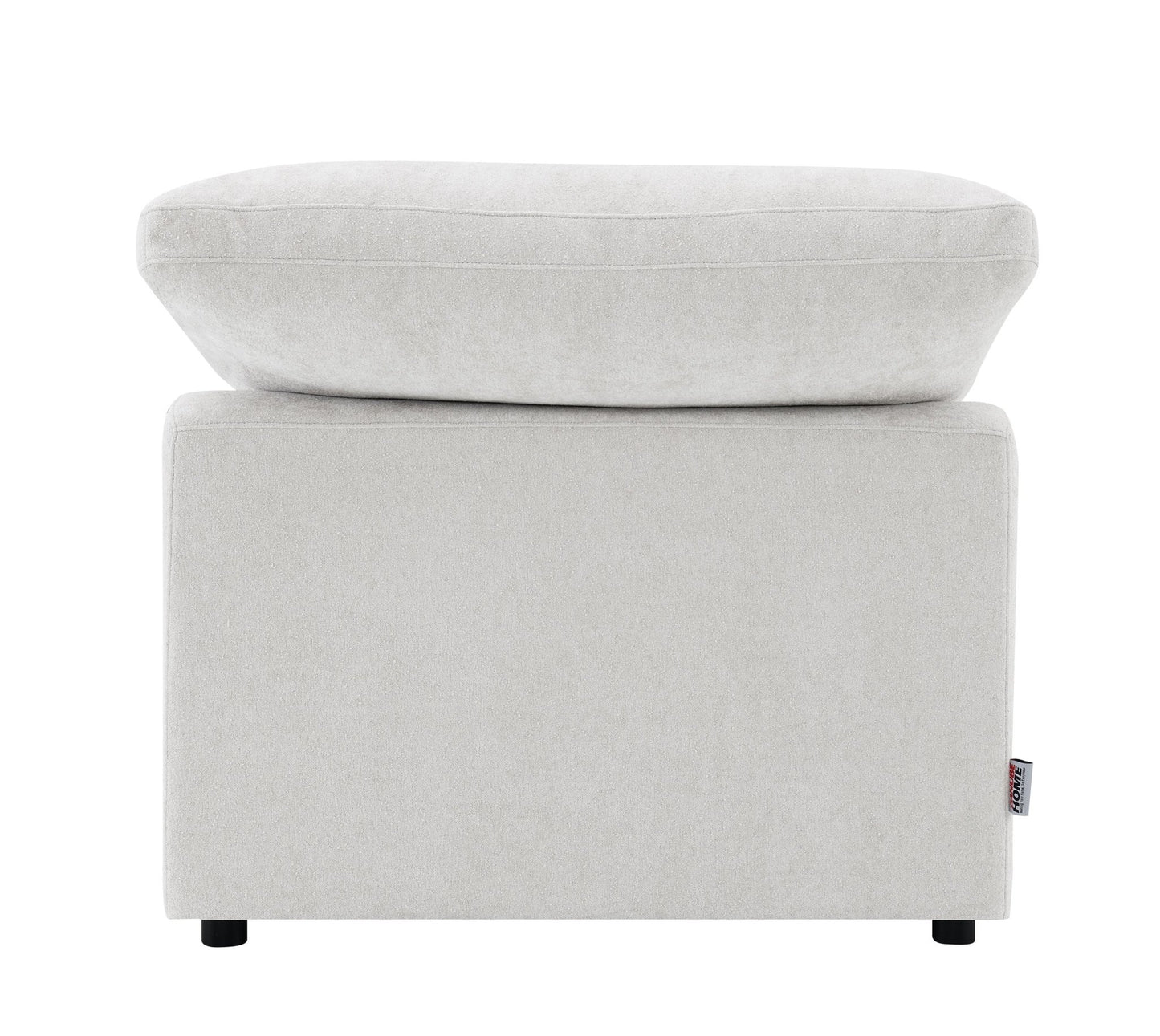 6 Piece Modular Sectional Sofa | Ivory Linen Oversized Sectional - 1st Choice Furniture Direct
