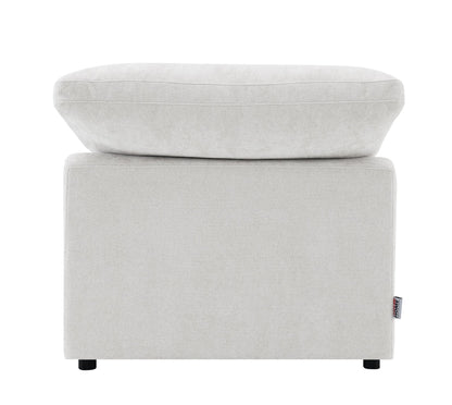 6 Piece Modular Sectional Sofa | Ivory Linen Oversized Sectional - 1st Choice Furniture Direct