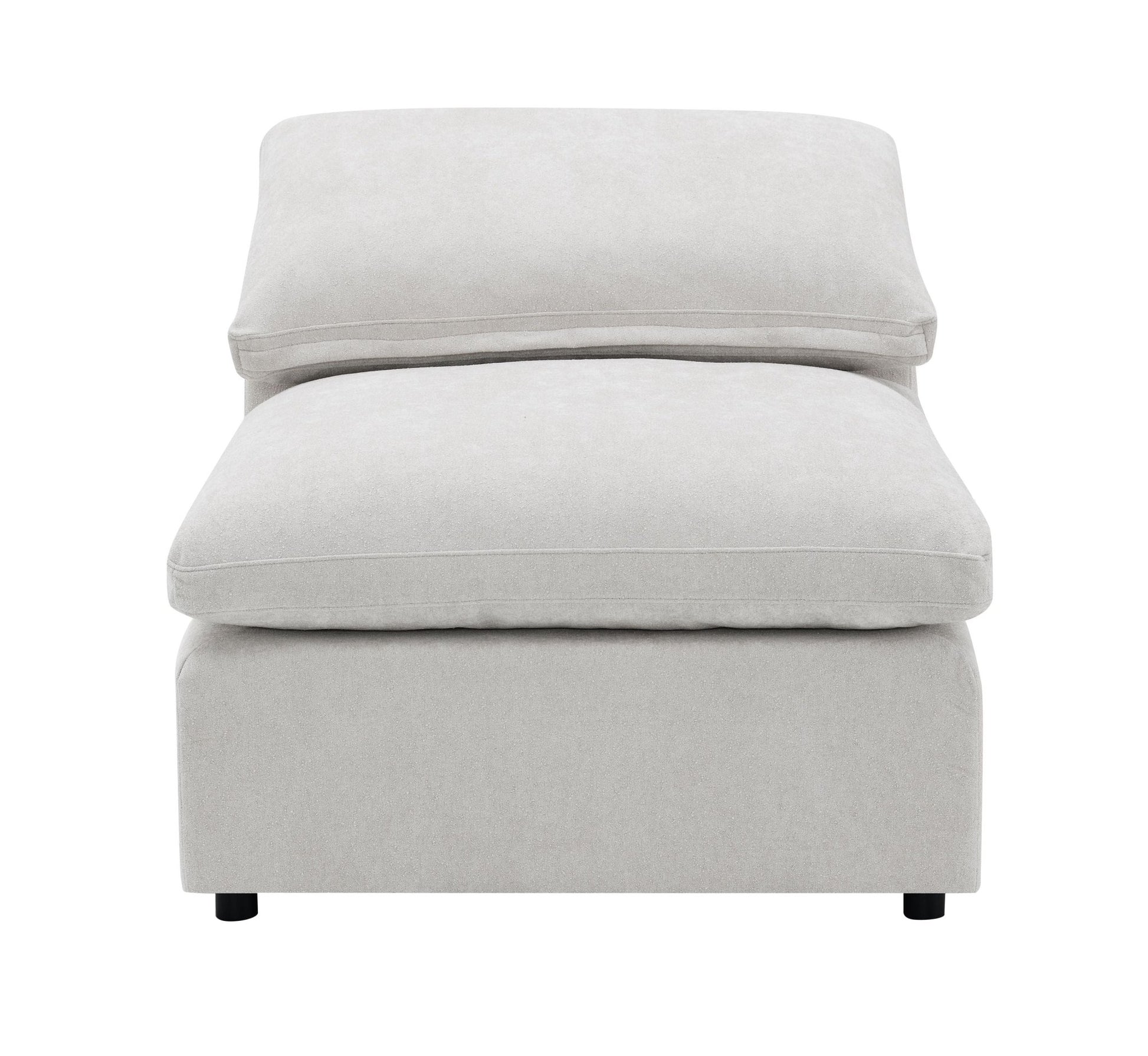 6 Piece Modular Sectional Sofa | Ivory Linen Oversized Sectional - 1st Choice Furniture Direct