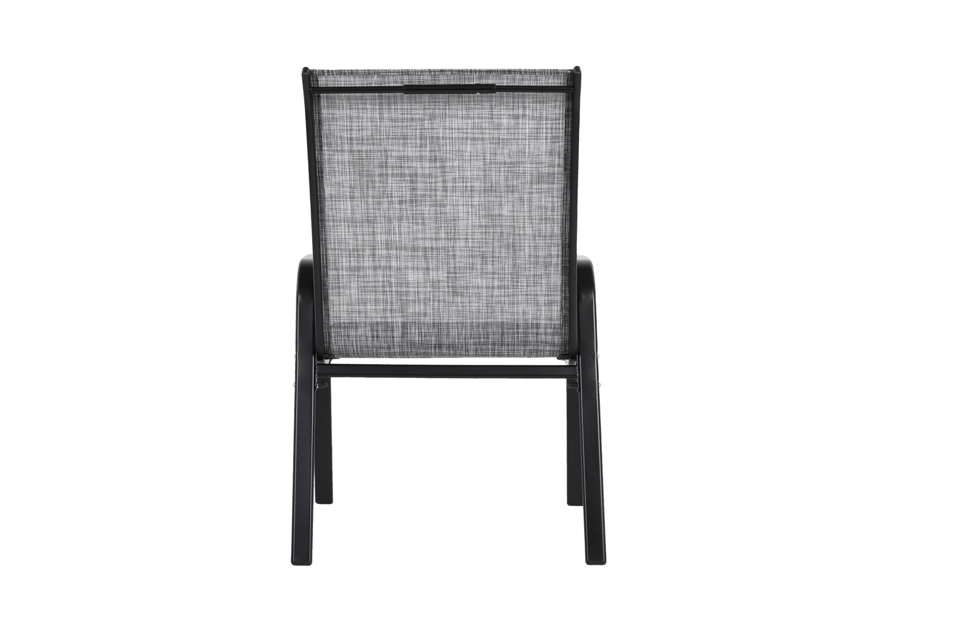 6 Piece Patio Chairs, Outdoor Camping Chairs with Breathable Textilene Fabric, Set of 2 Garden Chairs with Armrest High Backrest for Garden Patio Pool Beach Yard Space Saving ( Grey)6 - 1st Choice Furniture Direct