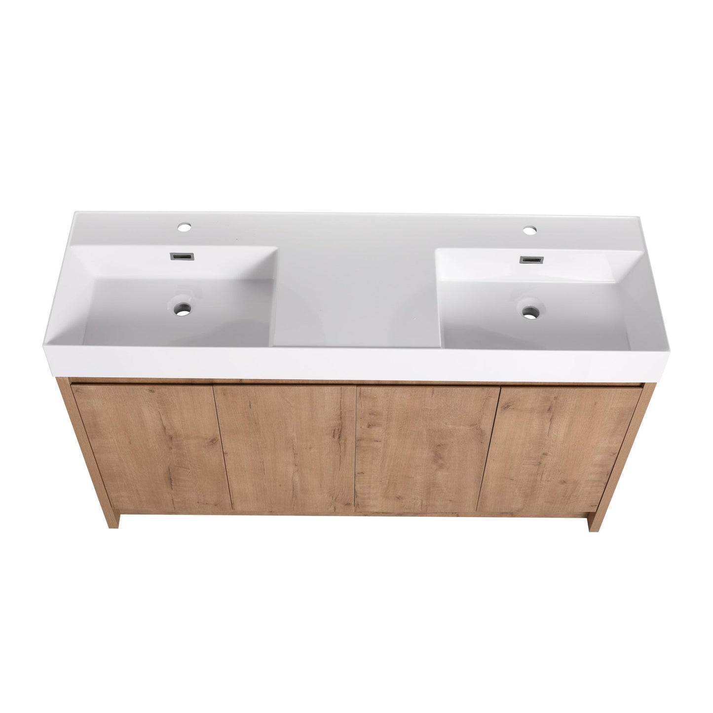 60 Inch Bathroom Resin Sink(GRB60120DMO) - 1st Choice Furniture Direct