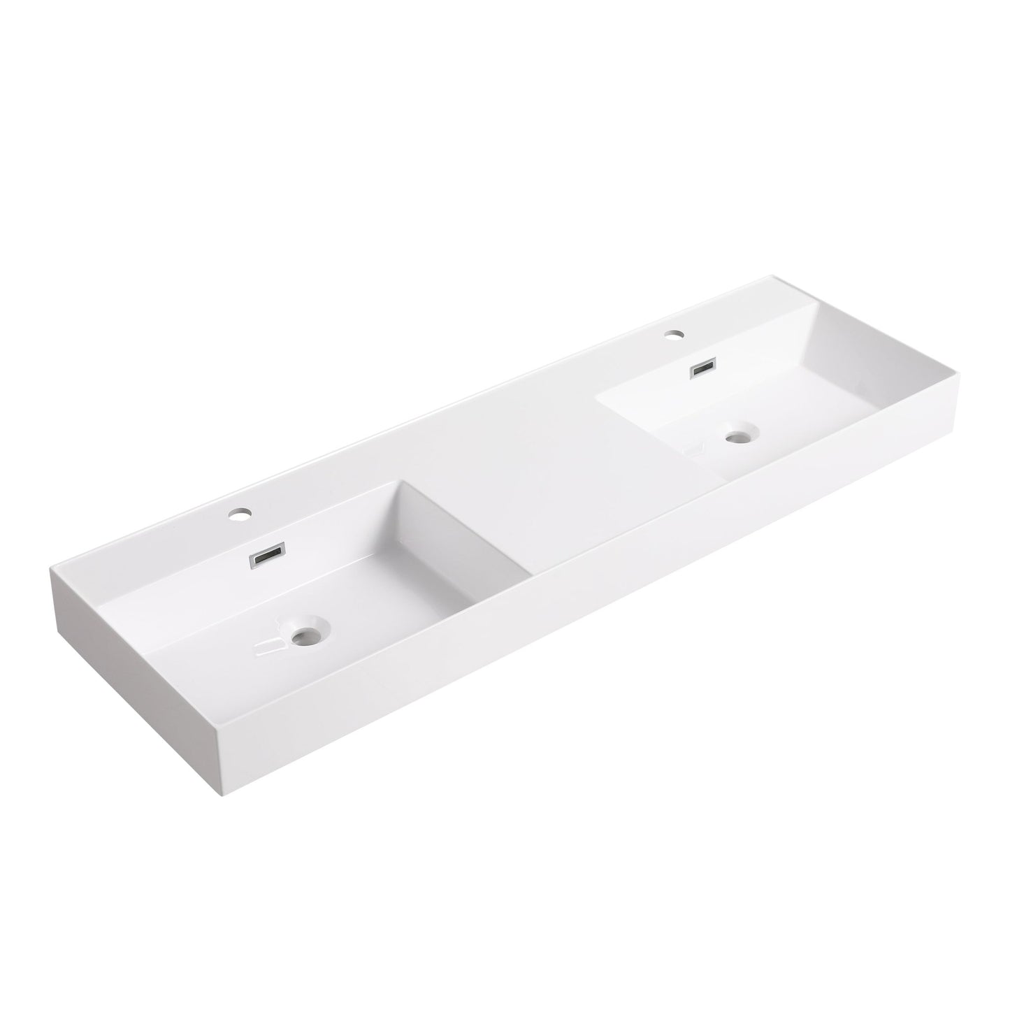 60 Inch Bathroom Resin Sink(GRB60120DMO) - 1st Choice Furniture Direct