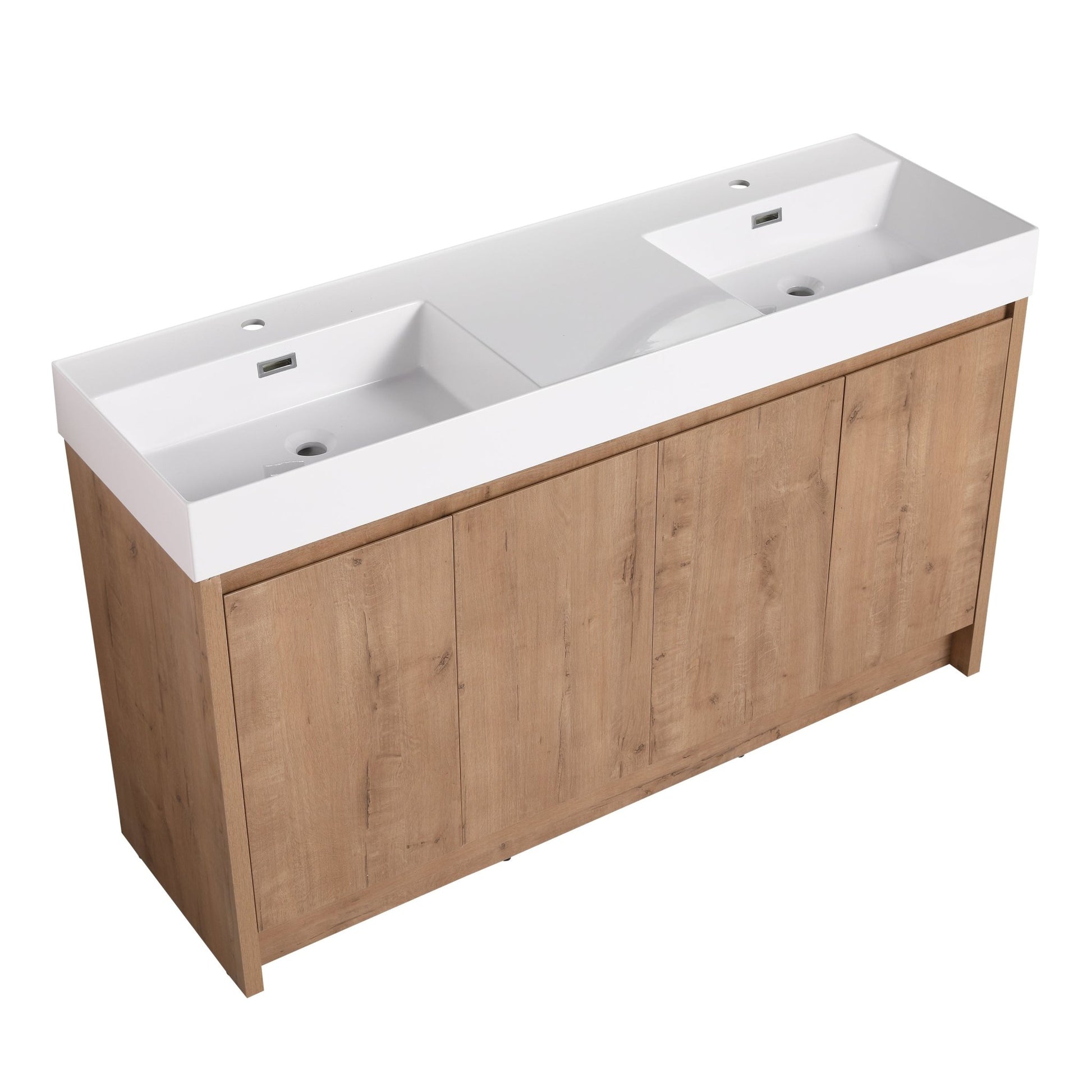 60 Inch Bathroom Resin Sink(GRB60120DMO) - 1st Choice Furniture Direct