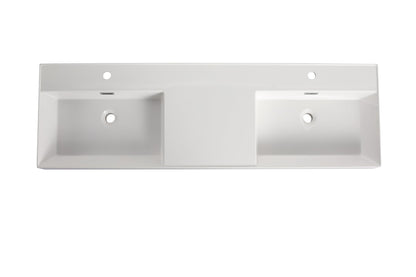 60 Inch Bathroom Resin Sink(GRB60120DMO) - 1st Choice Furniture Direct