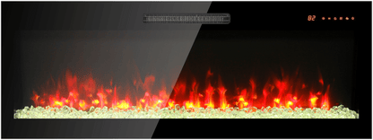 60 Inch Electric Fireplace Wall Mounted with Remote Control - 1st Choice Furniture Direct