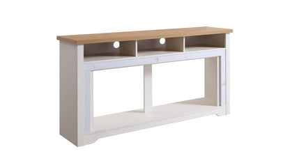 60 inch Fireplace TV Stand for TVs up to 70',with 50'smart Electric Fireplace,white - 1st Choice Furniture Direct