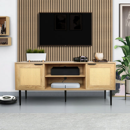 1st Choice Wooden TV Stand Console Table for TVs up to 65 Inches