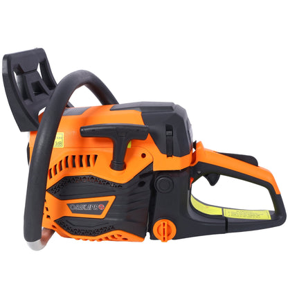 62CC Gas Powered Chainsaw, 2 - Cycle Petrol Handheld Cordless Chain Saw, Gasoline Gas Chainsaws for Tree Wood Cutting,with 18' and 20' guide bar and chain,Safety kit, Storage Bag, EPA compliant - 1st Choice Furniture Direct