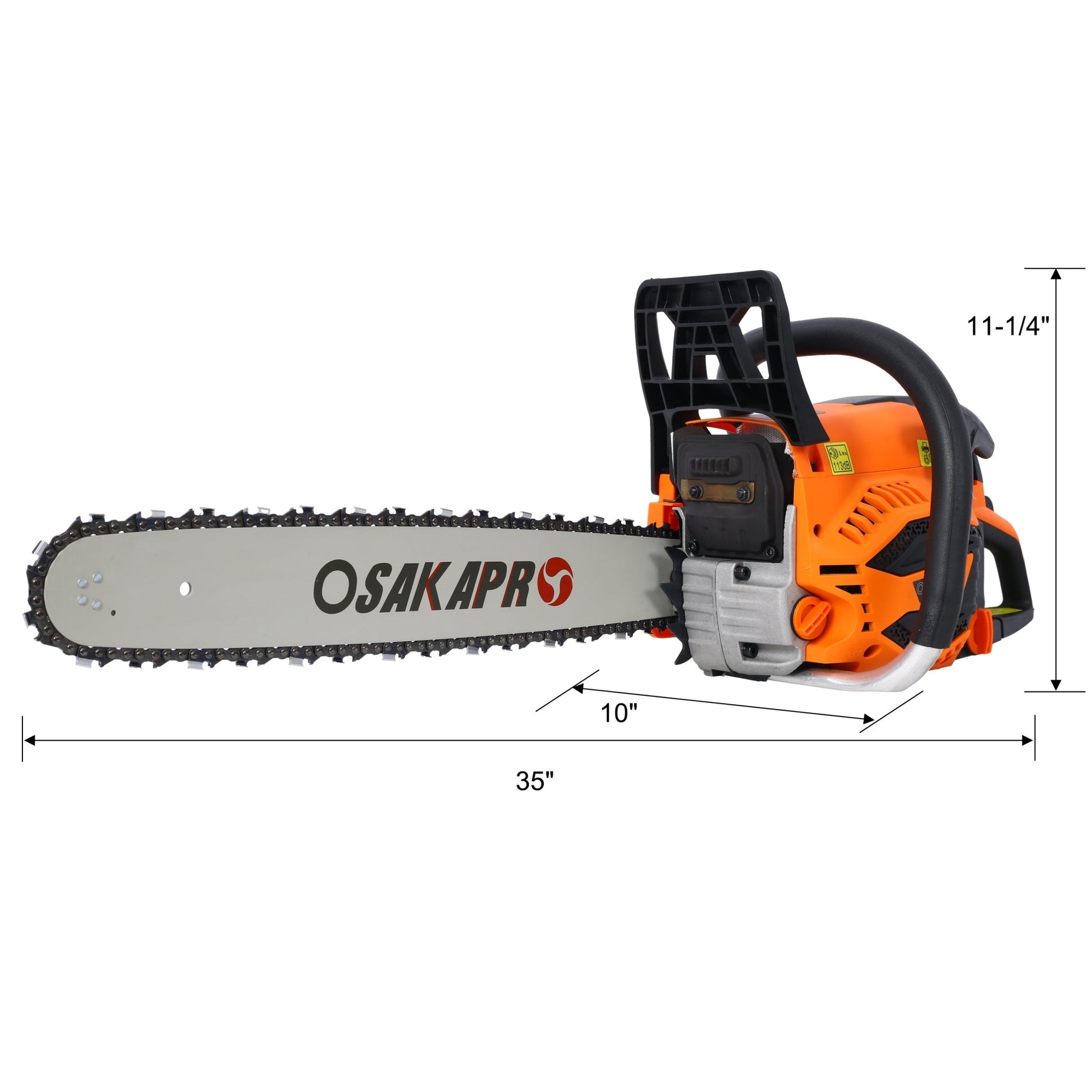 62CC Gas Powered Chainsaw, 2 - Cycle Petrol Handheld Cordless Chain Saw, Gasoline Gas Chainsaws for Tree Wood Cutting,with 18' and 20' guide bar and chain,Safety kit, Storage Bag, EPA compliant - 1st Choice Furniture Direct