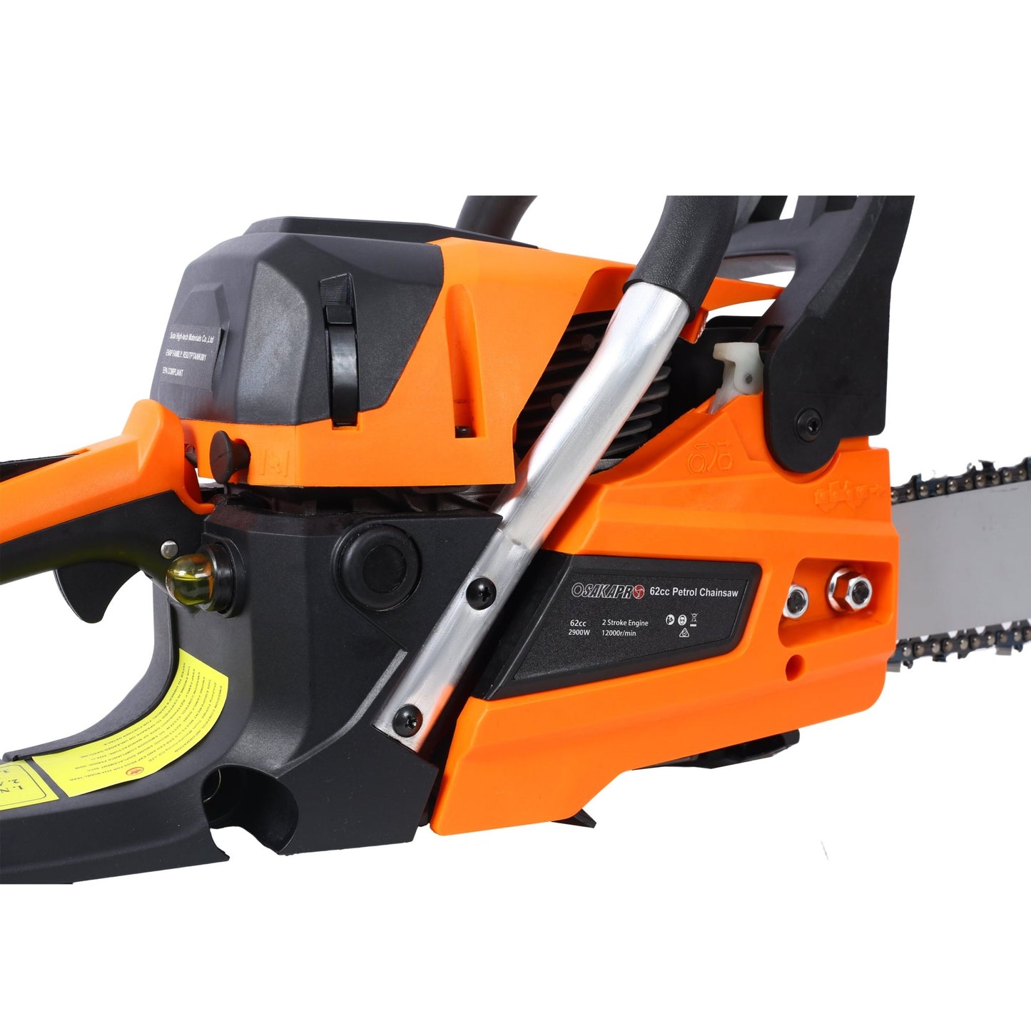 62CC Gas Powered Chainsaw, 2 - Cycle Petrol Handheld Cordless Chain Saw, Gasoline Gas Chainsaws for Tree Wood Cutting,with 18' and 20' guide bar and chain,Safety kit, Storage Bag, EPA compliant - 1st Choice Furniture Direct