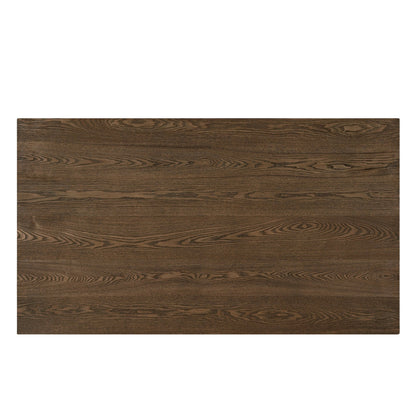 63' Double V Dining Table - Walnut - 1st Choice Furniture Direct