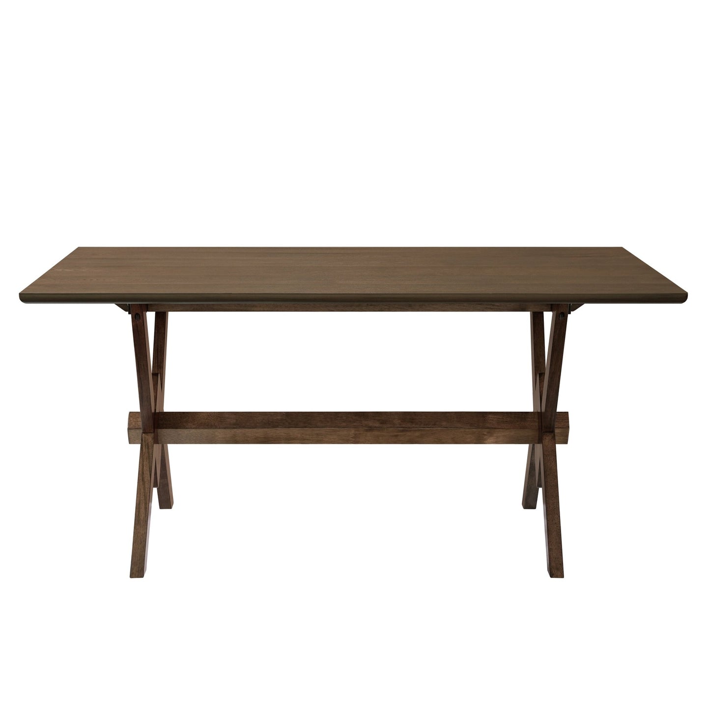 63' Double V Dining Table - Walnut - 1st Choice Furniture Direct