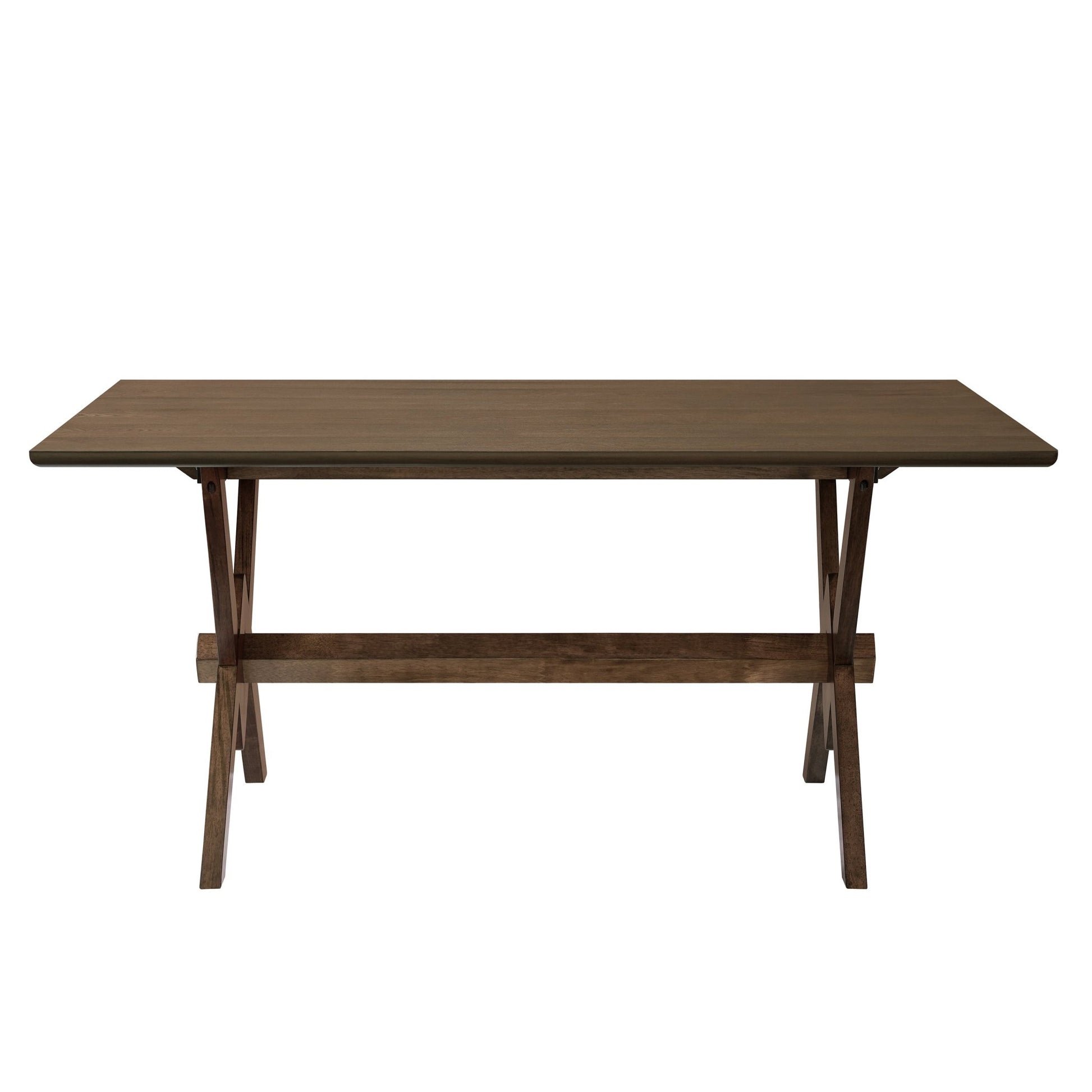 63' Double V Dining Table - Walnut - 1st Choice Furniture Direct