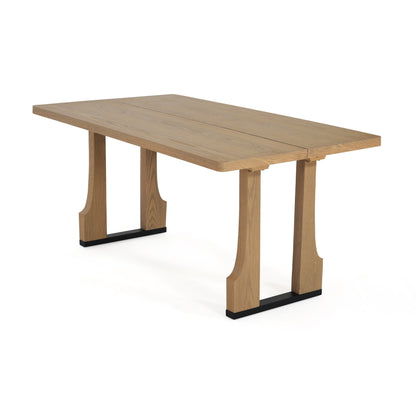 63' Rectangular Dining Table (Light Ash) - 1st Choice Furniture Direct