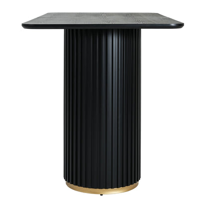 63.00'L Counter Table - Black - 1st Choice Furniture Direct