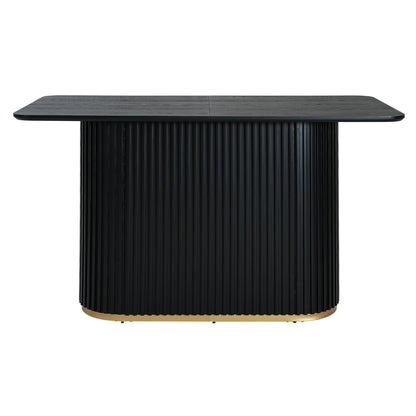 63.00'L Counter Table - Black - 1st Choice Furniture Direct