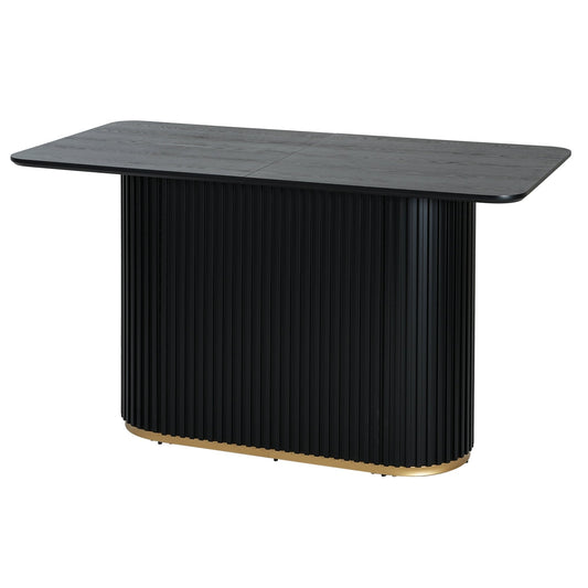 63.00'L Counter Table - Black - 1st Choice Furniture Direct