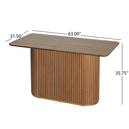63.00'L Counter Table - Light Ash - 1st Choice Furniture Direct