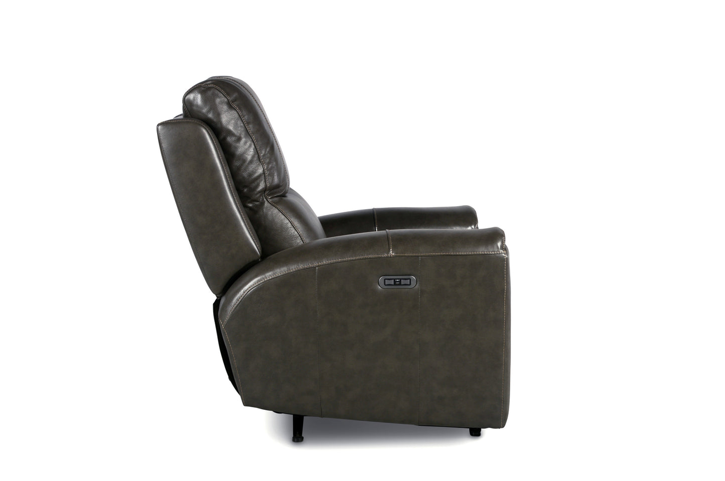 1st Choice Contemporary Leather Power Reclining with Power Leg Rest